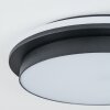 Caucete outdoor ceiling light LED black, 1-light source