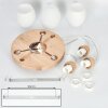 Ombucta Pendant Light Ecru, 3-light sources