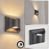 Suriyaco Outdoor Wall Light LED black, 2-light sources