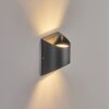 Suriyaco Outdoor Wall Light LED black, 2-light sources