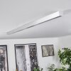 Dubuisson Ceiling Light LED aluminium, 1-light source, Remote control