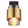 Globo MILLEY Wall Light brass, black, 1-light source