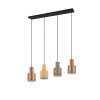 Trio AGUDO Pendant Light black, 4-light sources