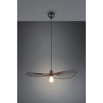 Reality CHAPEAU Pendant Light black, 1-light source
