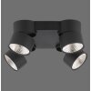 Paul Neuhaus PURE-NOLA Ceiling Light LED black, 4-light sources