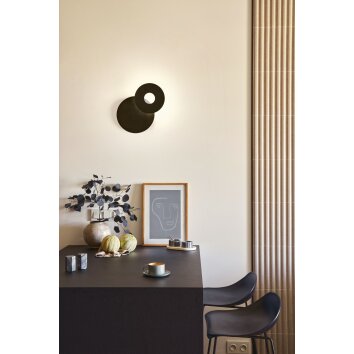 Fischer & Honsel Hennes Wall Light LED black, 1-light source