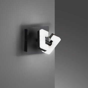 Fischer & Honsel Ray Wall Light LED black, 1-light source