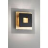 Fischer & Honsel Hennes Wall Light LED gold, black, 1-light source