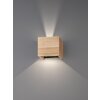 Fischer & Honsel Paloma Wall Light LED Light wood, 2-light sources