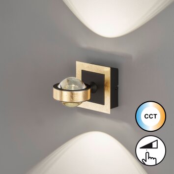 Fischer & Honsel Cluedo Wall Light LED gold, 1-light source