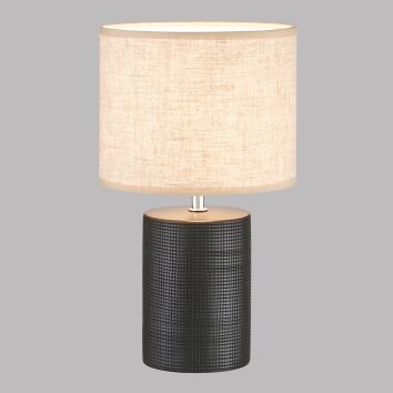 Fischer & Honsel Bois Table lamp black, 1-light source