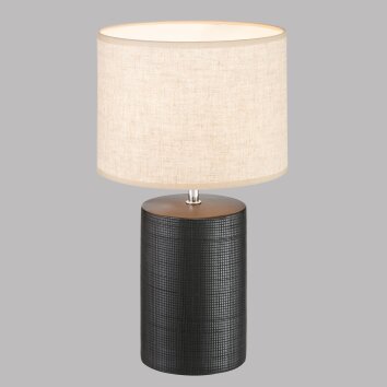 Fischer & Honsel Bois Table lamp black, 1-light source