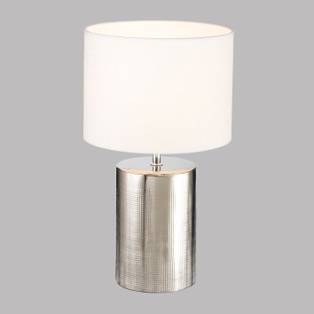 Fischer & Honsel Prata Table lamp silver, 1-light source