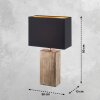 Fischer & Honsel Ouro Table lamp bronze, 1-light source