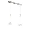 Fischer & Honsel Lavin Pendant Light LED matt nickel, 2-light sources