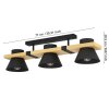 Eglo MACCLES Ceiling Light Ecru, black, 3-light sources