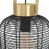 Eglo ROUNDHAM Pendant Light brass, black, 1-light source