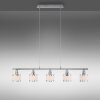 Leuchten-Direkt ACCOR Pendant Light silver, 5-light sources