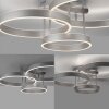 Leuchten-Direkt LILLUTI Ceiling Light LED silver, 2-light sources, Remote control