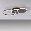 Leuchten-Direkt SEVENT Ceiling Light LED black, 1-light source