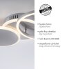 Leuchten-Direkt SEVENT Ceiling Light LED silver, 1-light source