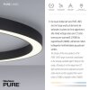 Paul Neuhaus PURE-LINES Ceiling Light LED anthracite, 1-light source, Remote control