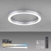 Paul Neuhaus PURE-LINES Ceiling Light LED silver, 1-light source, Remote control