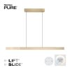 Paul Neuhaus PURE-MOTO-RISE Pendant Light LED gold, 3-light sources, Remote control