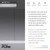 Paul Neuhaus PURE-MOTO-RISE Pendant Light LED silver, 3-light sources, Remote control