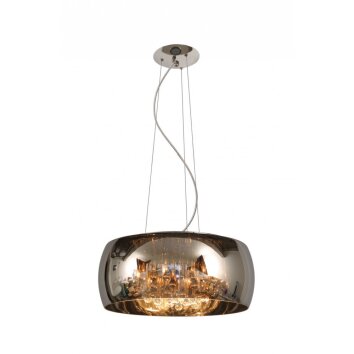 Lucide PEARL hanging light chrome, 6-light sources