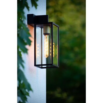 Lucide LAURENS Outdoor Wall Light black, 1-light source