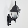 Naofe Outdoor Wall Light black, 1-light source, Motion sensor