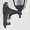 Naofe Outdoor Wall Light black, 1-light source, Motion sensor