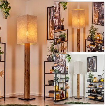 Ham Floor Lamp Ecru, black, 1-light source