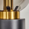 Flawil Table lamp brass, black, 1-light source