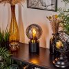 Flawil Table lamp brass, black, 1-light source