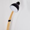 HIGASHI Floor Lamp Light wood, black, 1-light source