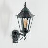 Hongkong Outdoor Wall Light green, black, 1-light source, Motion sensor