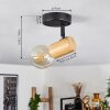 Erlach Ceiling Light Ecru, black, 1-light source