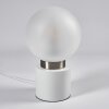Flawil Table lamp matt nickel, white, 1-light source