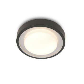 Lutec ORIGO Ceiling Light LED anthracite, 1-light source, Colour changer
