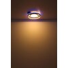 Globo GISELL Ceiling Light LED black, 1-light source, Remote control, Colour changer