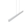 Steinhauer Bande Pendant Light LED brushed steel, 4-light sources