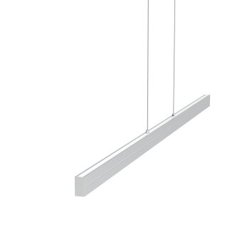 Steinhauer Bande Pendant Light LED brushed steel, 4-light sources