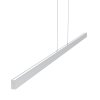 Steinhauer Bande Pendant Light LED brushed steel, 4-light sources