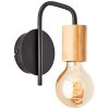 Brilliant Elyna Wall Light Ecru, black, 1-light source