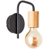 Brilliant Elyna Wall Light Ecru, black, 1-light source