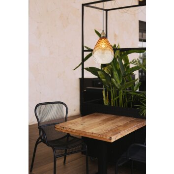 Globo SALVY Pendant Light black, 1-light source