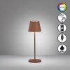 FHL easy Cosenza 2.0 Table lamp LED rust-coloured, 1-light source, Colour changer