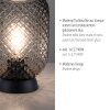 Leuchten Direkt REISHI Table lamp black, 1-light source